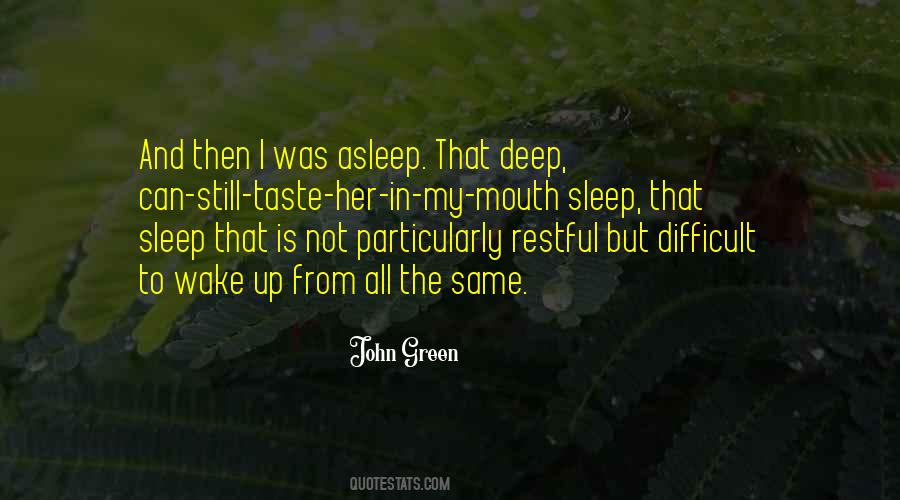 Quotes About Restful Sleep #1196544