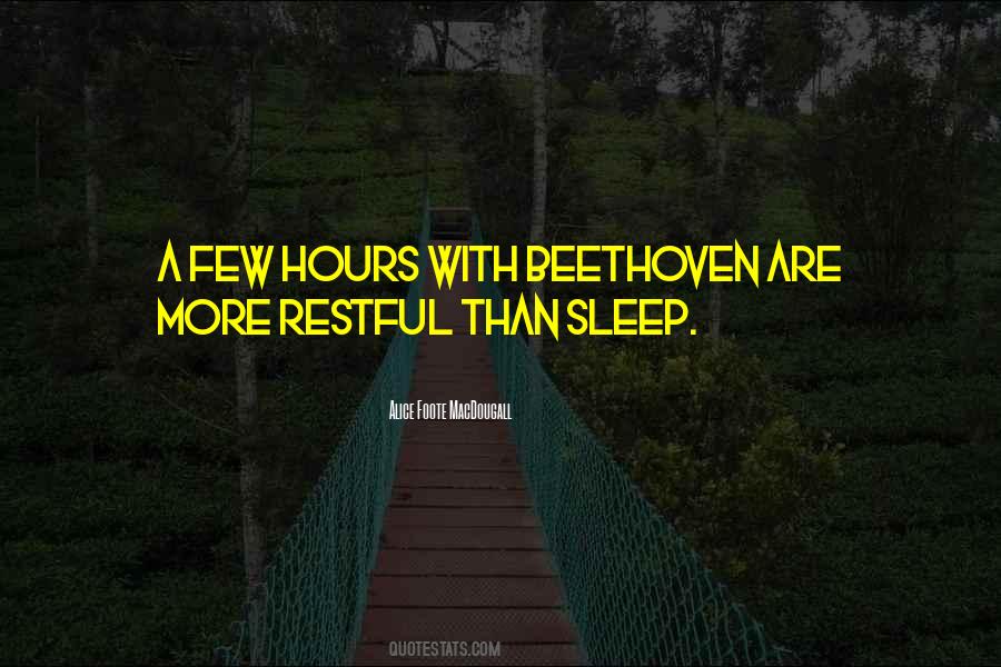 Quotes About Restful Sleep #399268