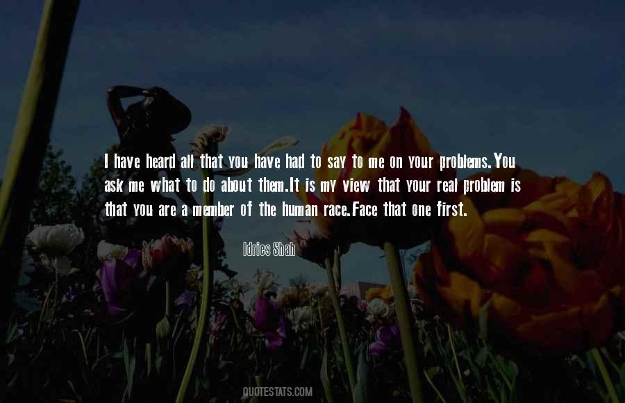 Quotes About Face The Problem #1247282