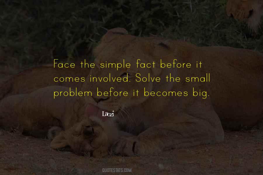 Quotes About Face The Problem #617517