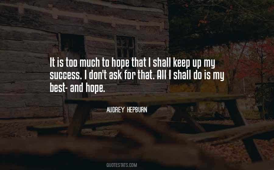 Quotes About Hope For Success #1617901