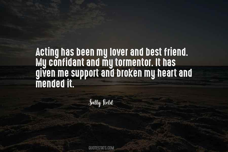 Quotes About Broken Heart Friend #1867361