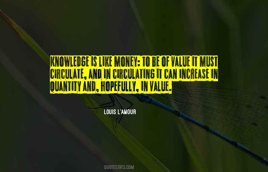 Quotes About Value Of Knowledge #1853889