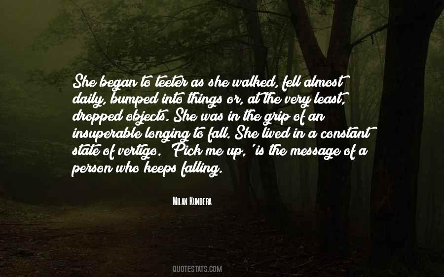 Quotes About Falling Objects #1806018