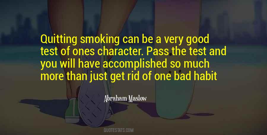 Quotes About Smoking Is Bad #1504367