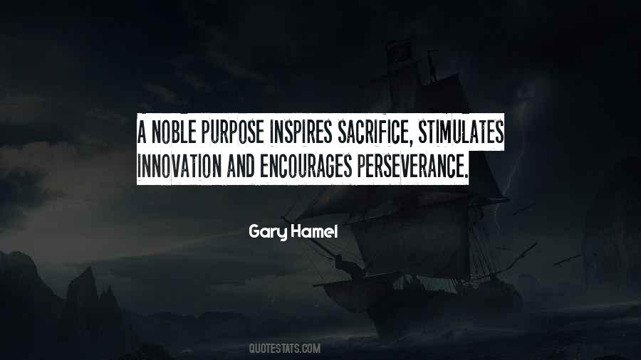 Noble Purpose Quotes #48106