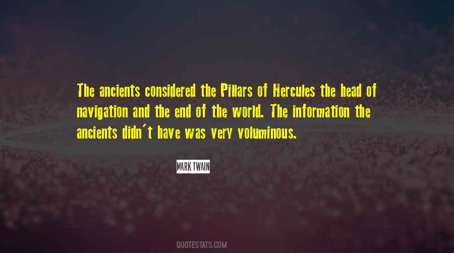 Quotes About Ancients #864913