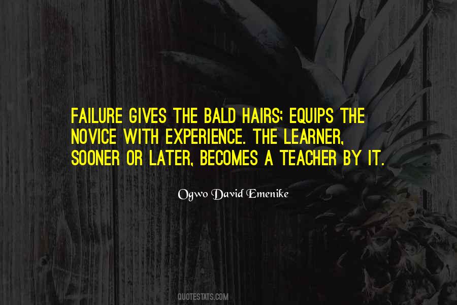 Experience Failure Quotes #1171906