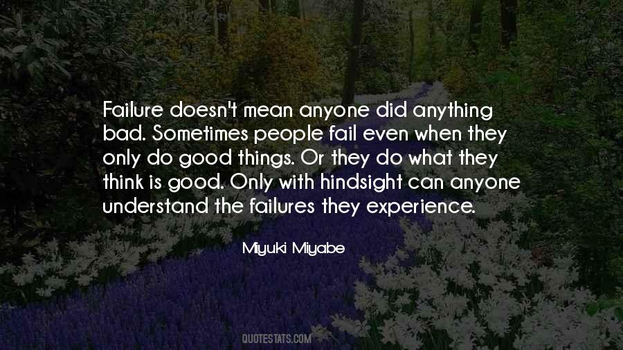 Experience Failure Quotes #1252031