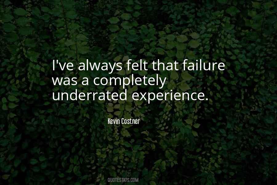 Experience Failure Quotes #1387871