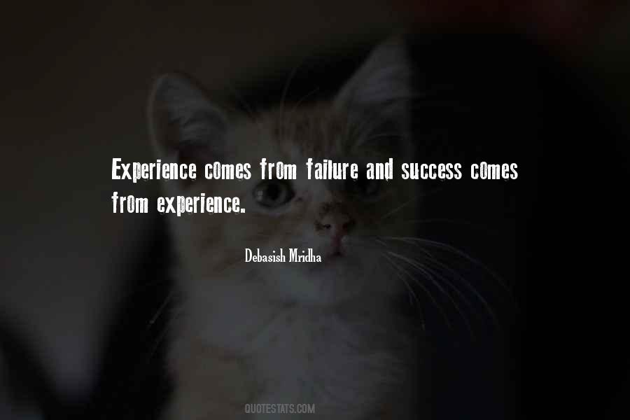 Experience Failure Quotes #1412933