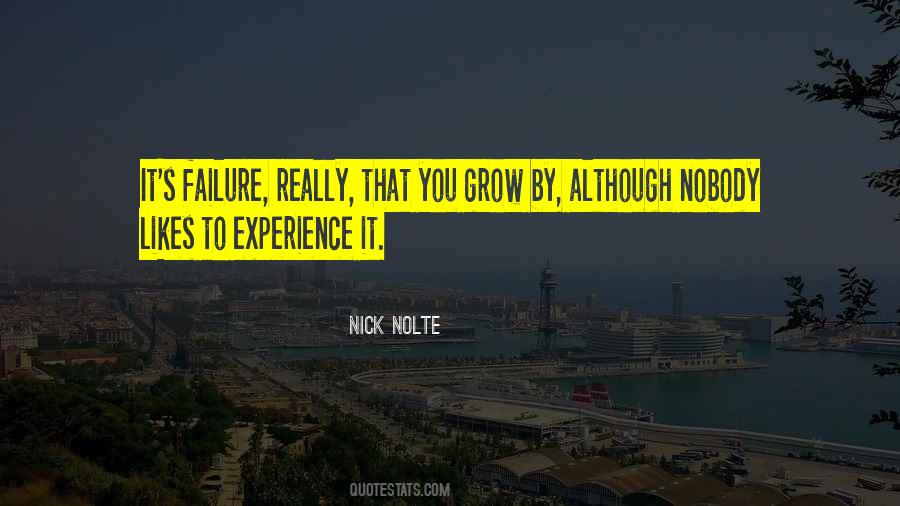 Experience Failure Quotes #181368