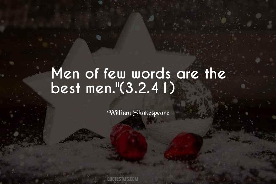 Quotes About Few Words #1458990