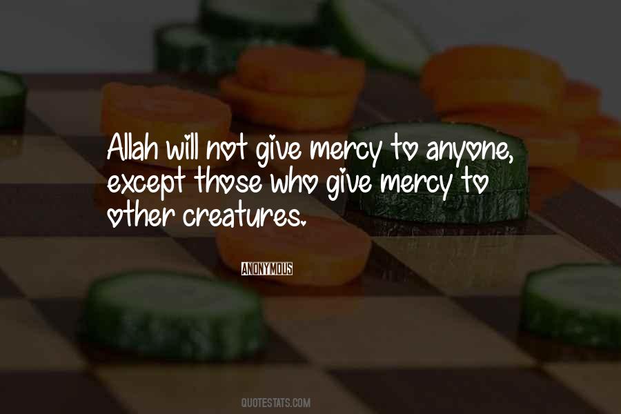 Quotes About The Mercy Of Allah #1740459