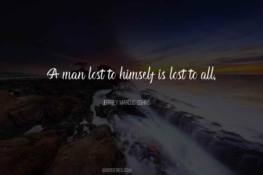 Lost Man Quotes #321221