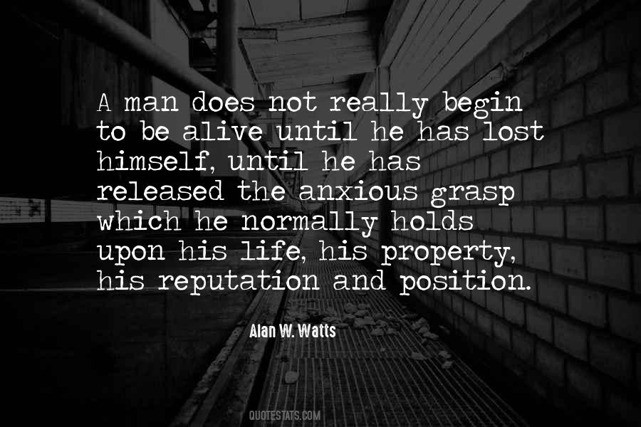 Lost Man Quotes #91279