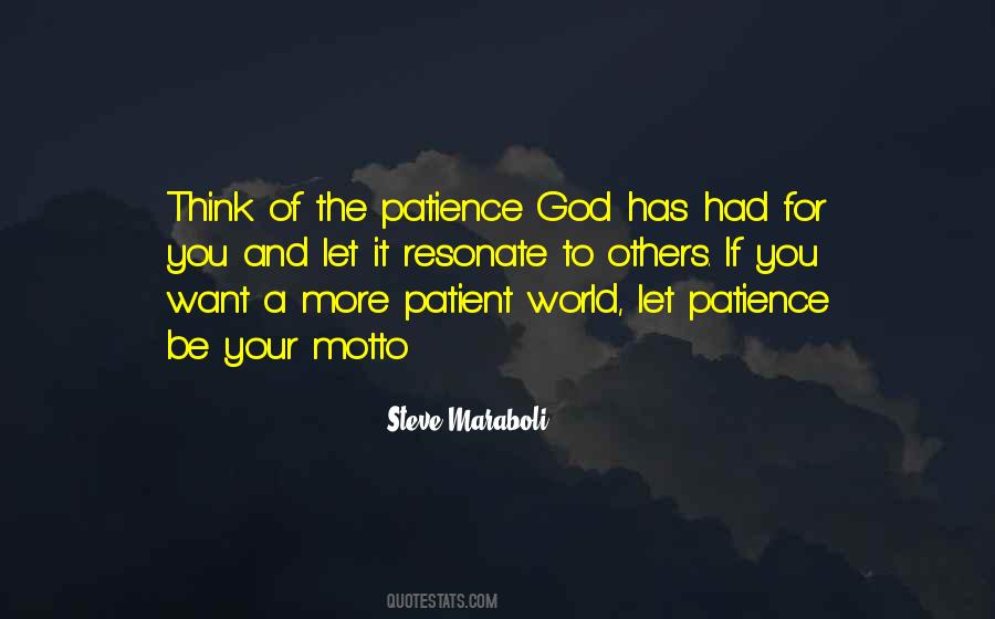 Quotes About God And Patience #1009666