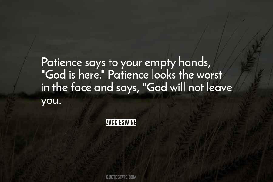 Quotes About God And Patience #676137