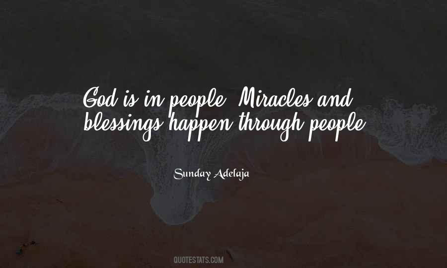 Quotes About Miracles And Blessings #922712