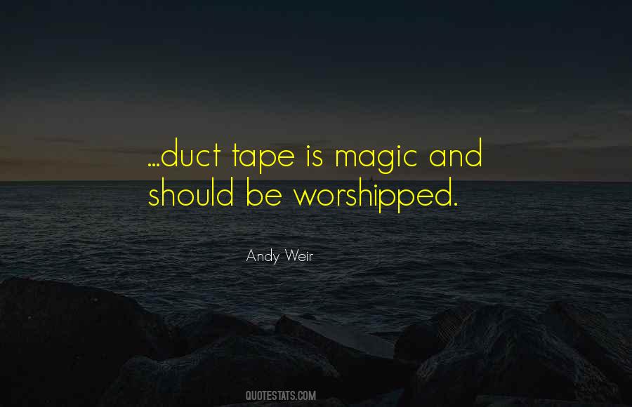 Quotes About Duct Tape #5002