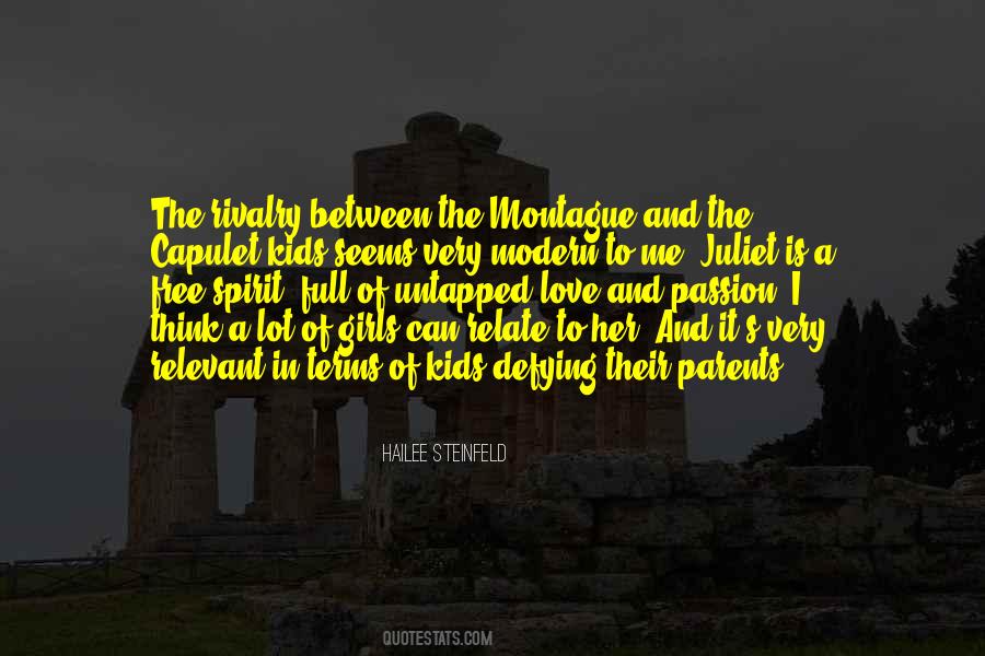 Quotes About Montague #1182411