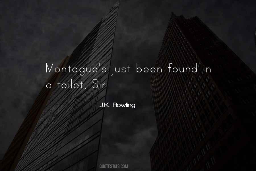 Quotes About Montague #245098