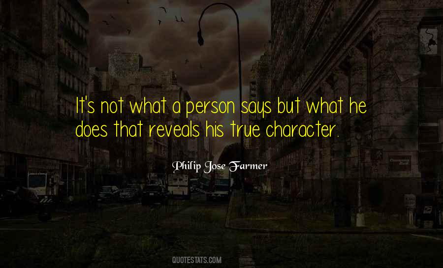 Quotes About A Person's True Character #1168125