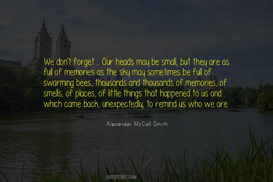Quotes About Little Memories #1206420