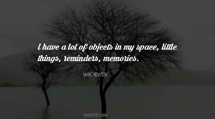Quotes About Little Memories #190353