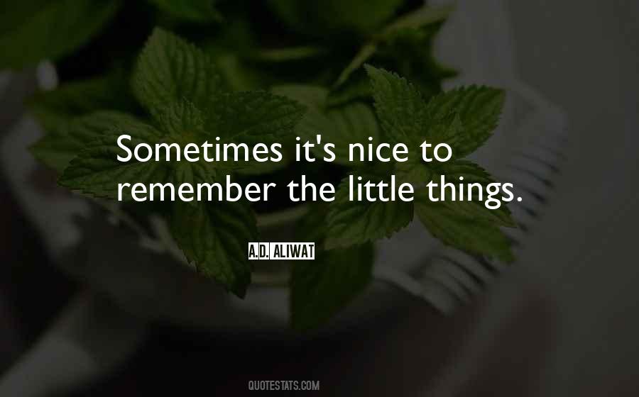 Quotes About Little Memories #814249