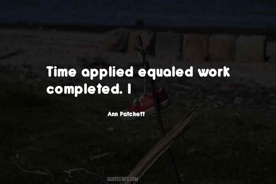 Quotes About Completed Work #991401