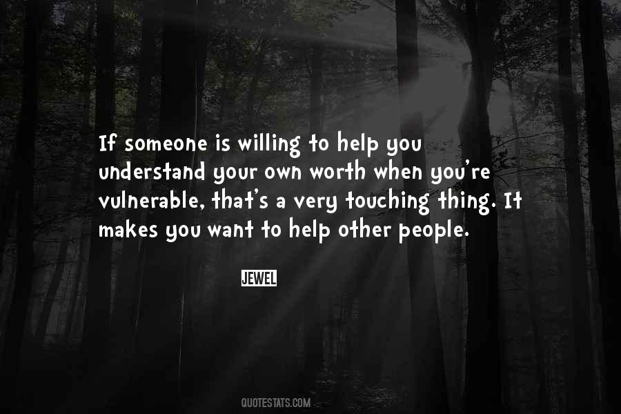 Touching People Quotes #651215