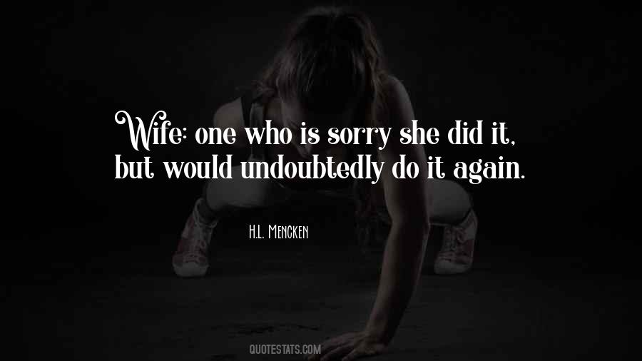 Wife But Quotes #30589