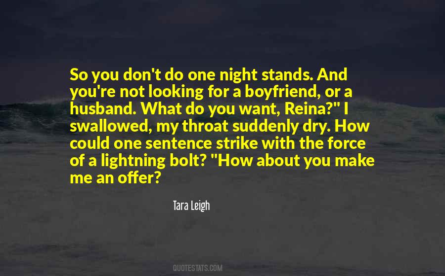 Quotes About One Night With You #598320