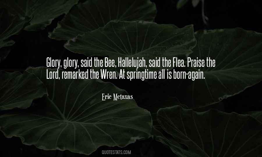 Glory Hallelujah Quotes #1871119