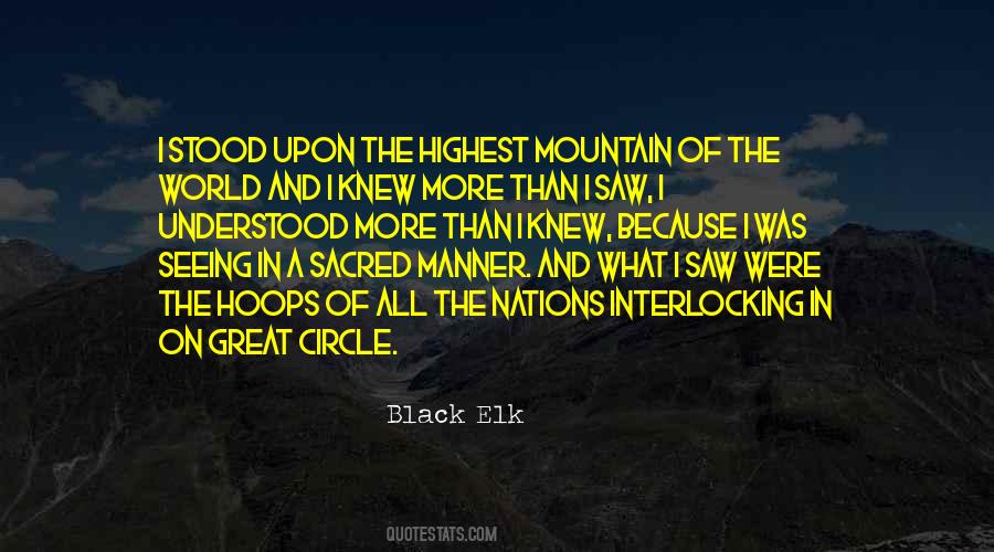 Sacred Mountain Quotes #933218