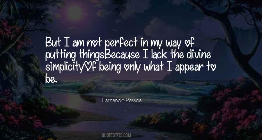 Quotes About Being Not Perfect #542834