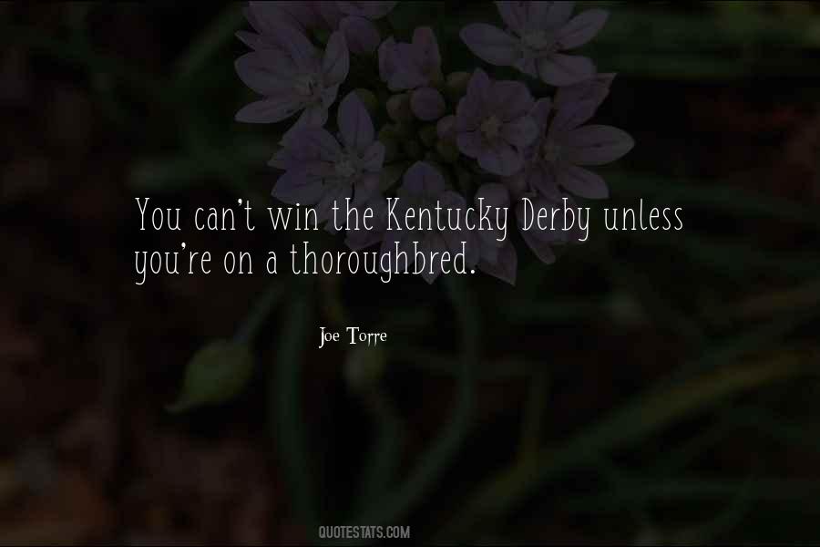 Quotes About Derby #1700680