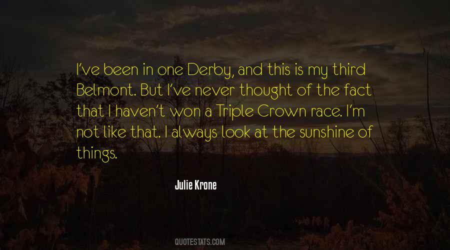 Quotes About Derby #971059