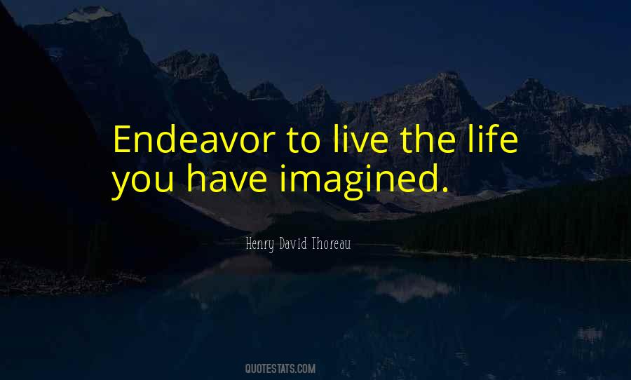Life Endeavor Quotes #1403786