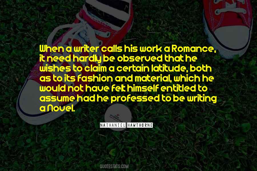 Writer Writing Quotes #13772