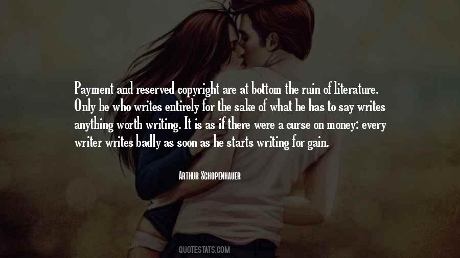 Writer Writing Quotes #19945