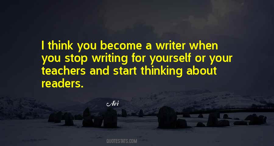 Writer Writing Quotes #5836