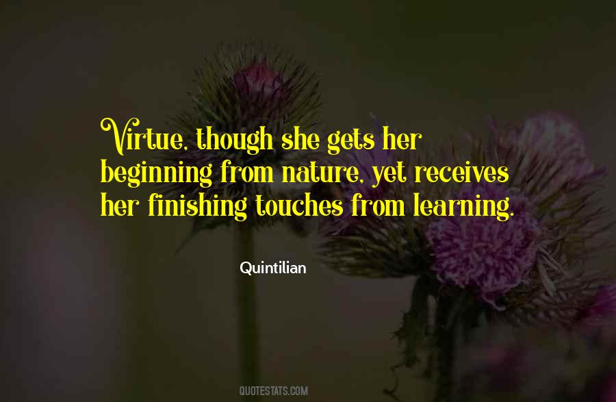 Quotes About Finishing Touches #1025977