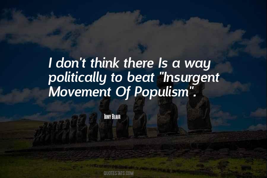 Quotes About Populism #1789403