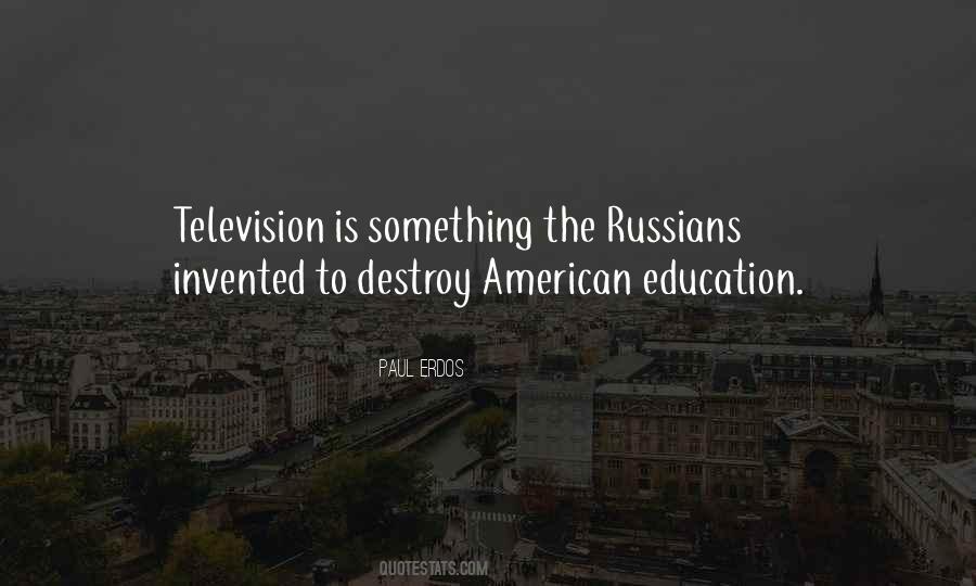 Quotes About Television And Education #692398