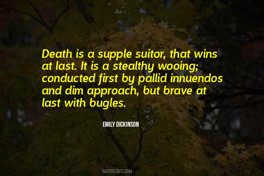 Death Emily Dickinson Quotes #1450115