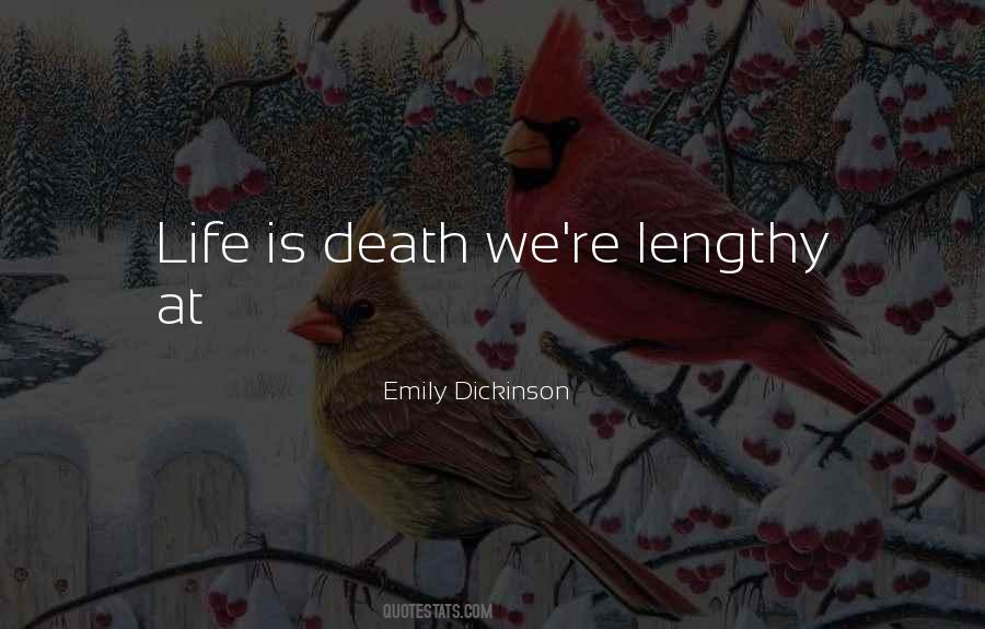 Death Emily Dickinson Quotes #710742