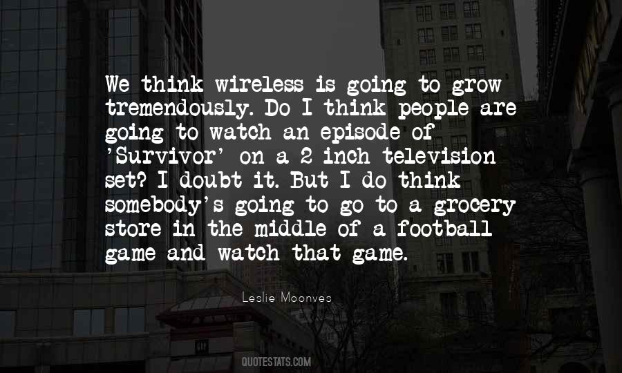 Television Football Quotes #161198