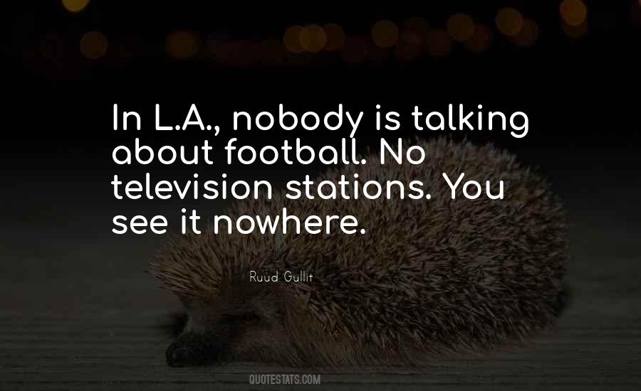 Television Football Quotes #186524